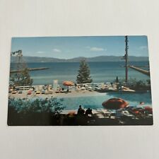 Vintage Postcard--CALIFORNIA--Tahoe City-Tahoe Tavern-Pool View Overlooking Lake picture