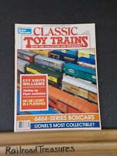 Classic Toy Trains 1990 June Lionel 6464 boxcars Tune up Flyer switches picture