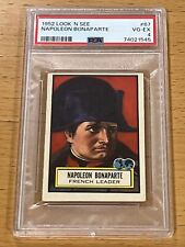 1952 Look 'N See Napoleon Bonaparte French Leader #67 PSA 5 picture