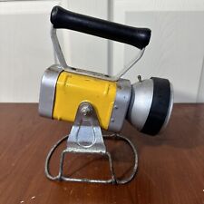 Vintage Justrite Battery Lantern Yellow For Parts Or Repair Please Read picture