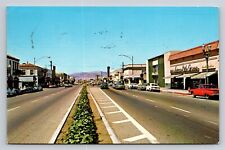 Santa Maria California CA Vtg Postcard Street View Downtown Business District picture