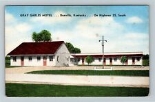 Danville KY-Kentucky, Gray Gables Motel Vintage Souvenir Postcard picture