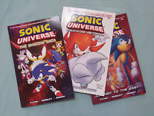Sonic Universe, graphic novels #1, 3, 4, includes the Shadow Saga, Archie, HTF picture