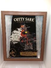 Vtg Framed Cutty Sark Santa Maria 500th Anniversary Scotch Whisky Ship Mirror. picture