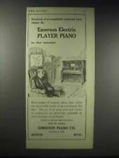 1916 Emerson Electric Player Piano Ad picture