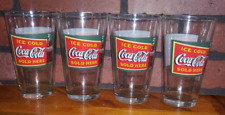 4 VTG Coca Cola Glasses Advertising Tumblers 1920 1929 'Ice Cold Sold Here' EUC picture