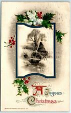 Postcard - A Joyous Christmas with Holiday Art Print picture