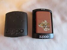 Vintage NOS Zippo Sand Matte Cigarette Lighter Operation Iraqi Freedom Dated 03 picture