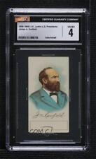1889 H600/N309 US Presidents No Advertiser James A Garfield #20 CGC 4 0d08 picture