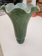 Tulip Lily Flower Glass Lamp Shade.               1 picture