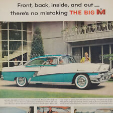 1956 Ford Mercury Montclair Coupe Turquoise classic car photo art decor print ad picture