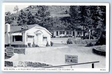 Loveland Colorado Postcard Ritz Motel Big Thompson Canyon c1940 Vintage Antique picture