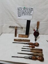 VINTAGE WOODWORKING TOOLS JOB LOT 10 PCS TOTAL SOME STATE   UK MADE picture