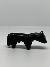 Zuni Handmade Horse Black Onyx Fetish Carving picture
