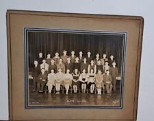 Large  Cabinet Card Photo Of School Children 13 X 11 Jan 1942 JR/ High? No ID picture