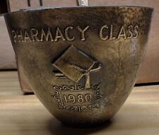 Vintage Pharmacy Class 1980 Mortar & Pestle Rx Secundum Artem Schering picture