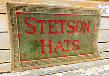 VINTAGE STETSON HATS 1950s STORE COUNTER ADVERTISING MAT picture