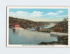 Postcard View from the Dam Wigwan Reservoir Waterbury Connecticut USA picture
