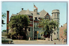1958 US Post Office Building, Genesee Street Auburn New York NY Postcard picture