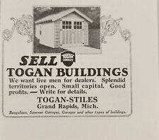 1924 Print Ad Togan Buildings Dealers Wanted Togan-Stiles Grand Rapids,MI picture