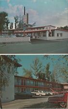 c1960s Ponderosa Motel Burns Oregon autos 2 views multiple postcard B179 picture