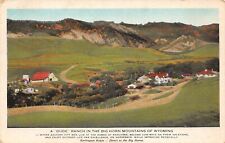 A DUDE Ranch In The Big Horn Mountains of Wyoming Aerial View RPO Postcard 4264 picture