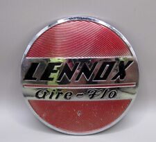 Vintage Metal Lennox AIRE- FLO Heating Furnace Name Plate Badge Emblem picture