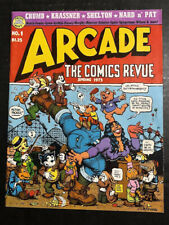 SPRING 1975 ARCADE THE COMICS REVUE NO. 1 ISSUE BY ROBERT CRUMB AND PRINT MINT picture
