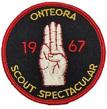 Onteora Patch Scout Spectacular BSA Boy Scouts Of America NY 1967 Embroidered picture