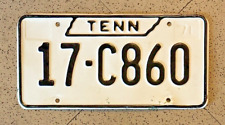 1971 TENNESSEE license plate - BRADLEY CO - ORIGINAL vintage antique auto tag picture