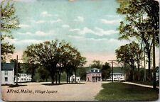 Vtg Alfred Maine ME Village Square Street View 1910s DB Postcard picture