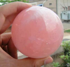 Natural Pink Rose Quartz Magic Crystal Healing Ball Sphere 30/40/50/60MM+Stand  picture