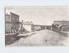 Postcard Main Street Looking West Montpelier North Dakota USA picture