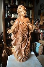 Hand carved Wood Divino Nino 27'' sculpture statue Holy Divine Child Religious  picture