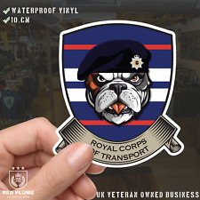 Royal Corps of Transport (RCT) TRF British Bulldog Vinyl Sticker - 10cm picture