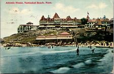 Postcard~Nantasket Beach Massachusetts~Atlantic House~Resort~Posted c1911 picture