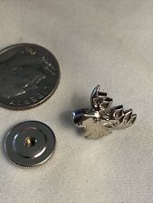sterling silver Screw Back lapel  pin Fraternal Order Of The Moose picture