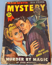 Mammoth Mystery February 1945 Vol. 1 Issue 1 Murder By Magic PULP 1ST ISSUE picture