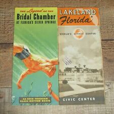 VTG The Legend of the Bridal Chamber @ Florida's Silver Springs Travel Brochure picture