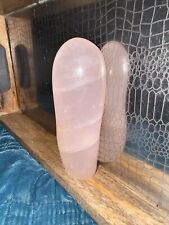 Rose Quartz, Beautiful And Unique Rounded Obelisk Awesome Striations picture