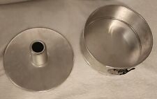 Vintage Wear-Ever Spring Form Cake Pan & Bundt Insert  2741 Made In USA 9” x 3” picture