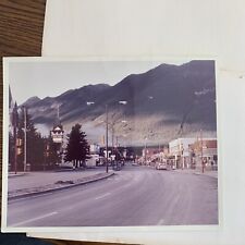 Mountain Town Street Vintage Photograph 1963 Kodak 8x10 picture