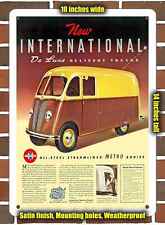 Metal Sign - 1941 International De Luxe Metro Trucks- 10x14 inches picture
