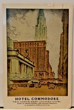 Vintage Postcard HOTEL COMMODORE NEW YORK'S BEST LOCATED HOTEL picture