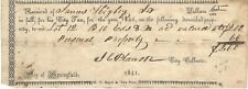 Lincoln Associate Jacob Planck Accepts 1841 Property Tax Payment  picture