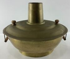 Vintage Asian Steamer Brass Korean Rice Pot Mongolian Hot Pot Cooker picture