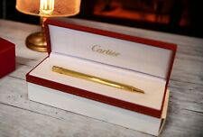 Must de Cartier Gold Plated Ballpoint Pen Signatore ST150090 picture