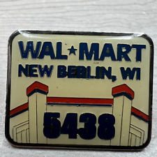 Walmart Employee Pin Store #5438 New Berlin WI Lapel Tie Hat Tac Enamel USED picture