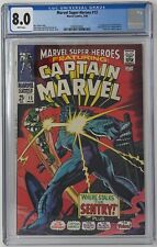 Marvel Super Heroes #13 CGC 8.0 1968 2nd app Captain Marvel picture