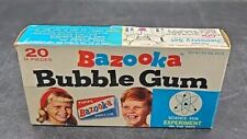 Vintage Topps Bazooka Bubble Gum Box Science Fun EMPTY BOX( 1 Cent ) RARE picture